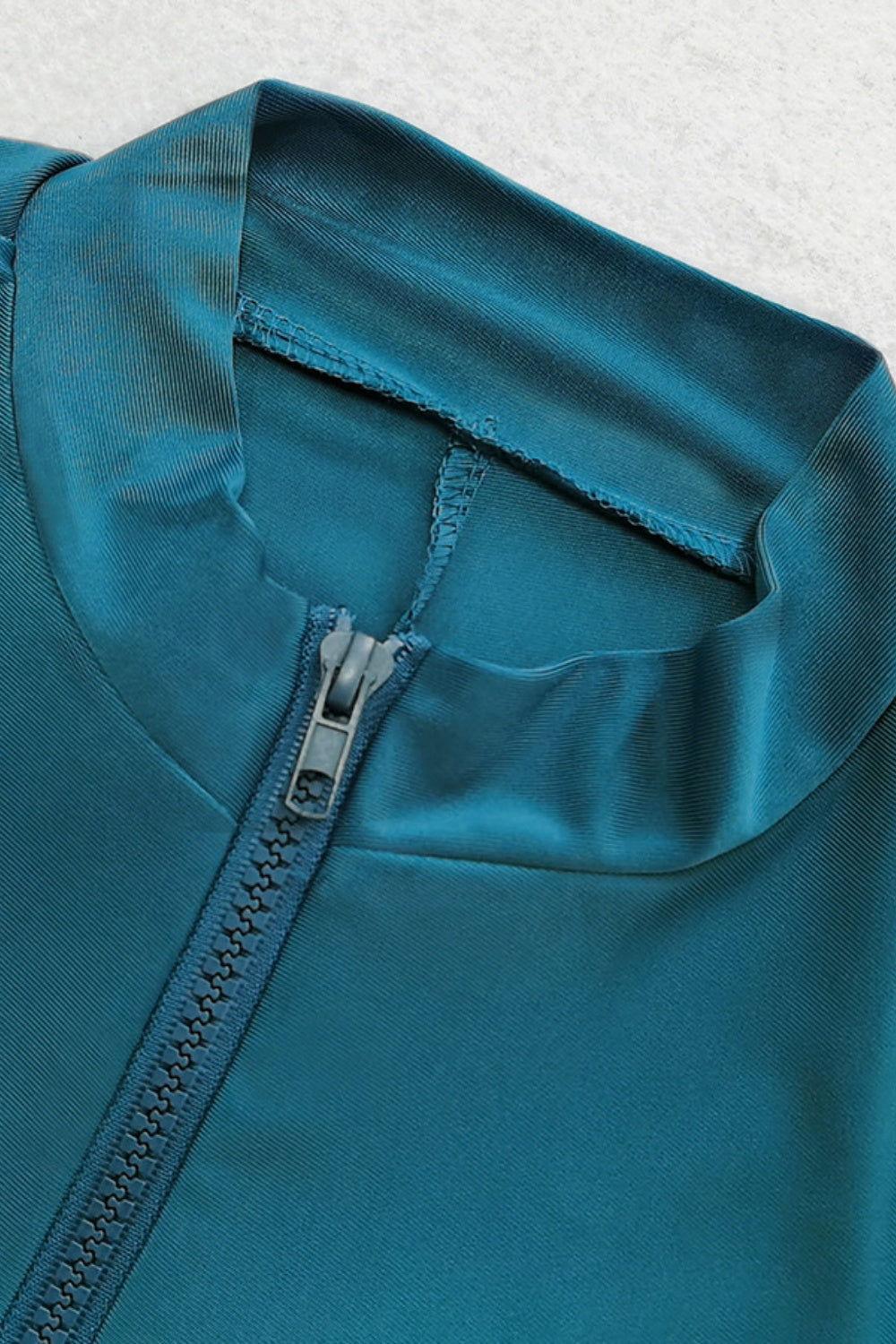 Cap, Quarter Zip Top and Pants Swim Set - Clothes For Her Online Store