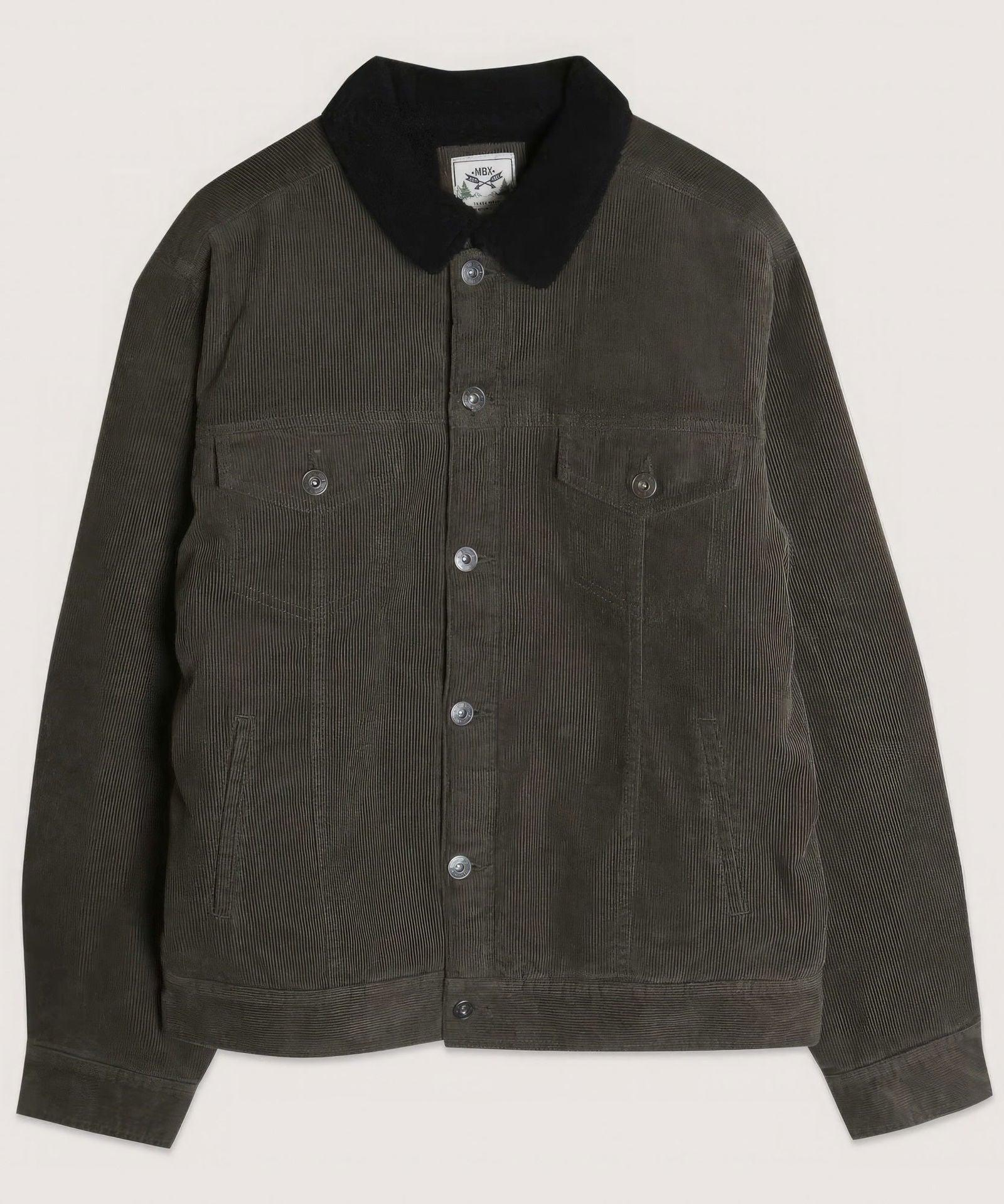 Casual Corduroy Lined Trucker Jacket - Clothes For Her Online Store