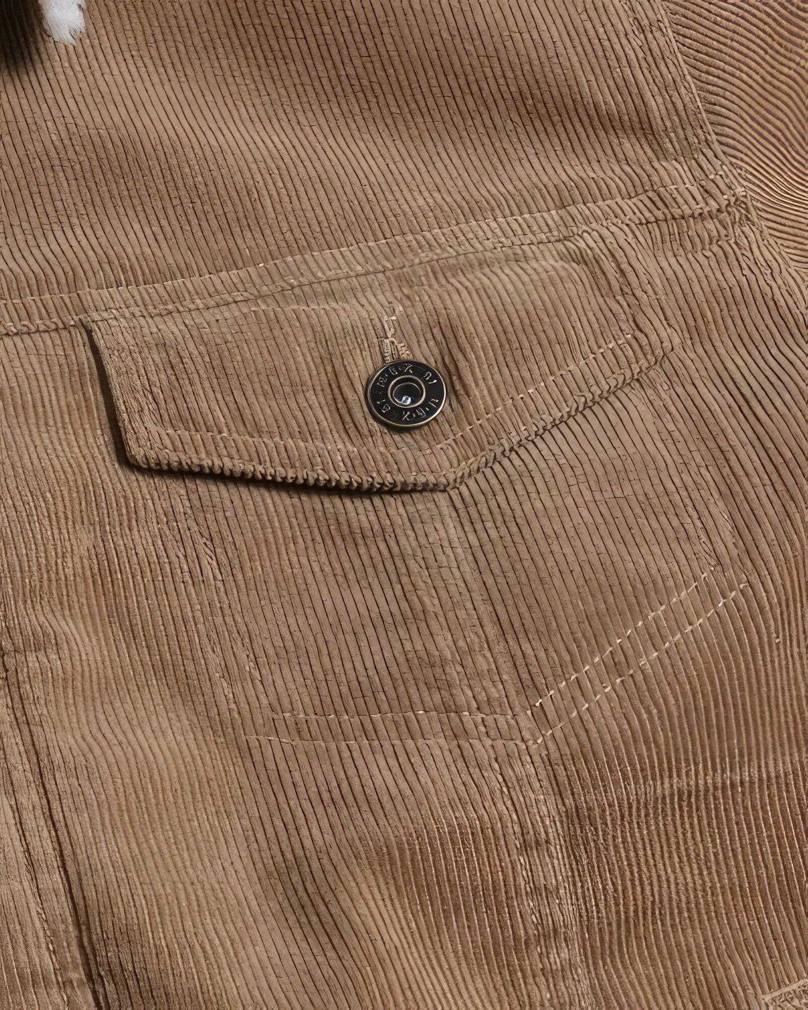 Casual Corduroy Lined Trucker Jacket - Clothes For Her Online Store