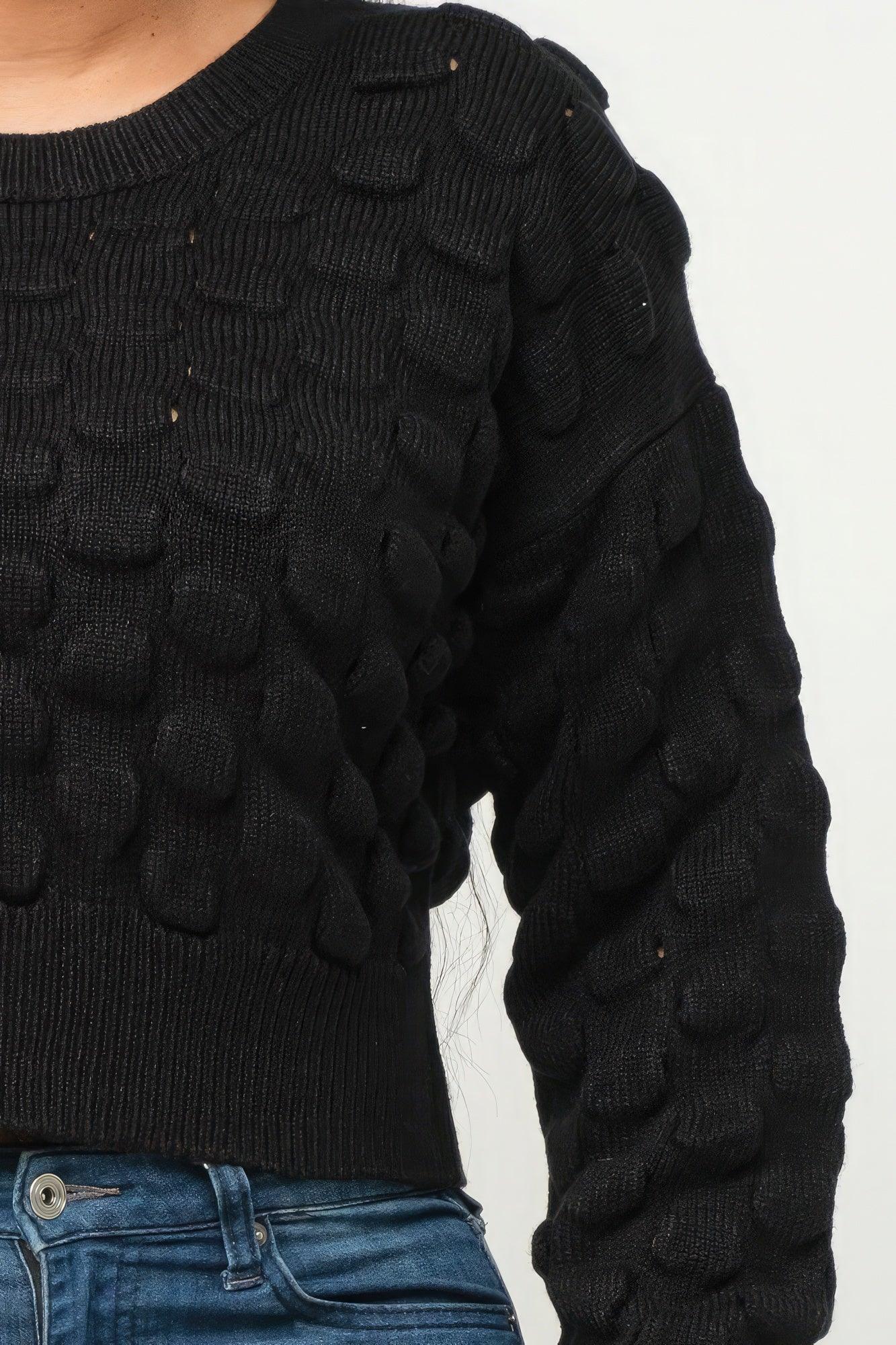 Checker Sweater Top - Clothes For Her Online Store
