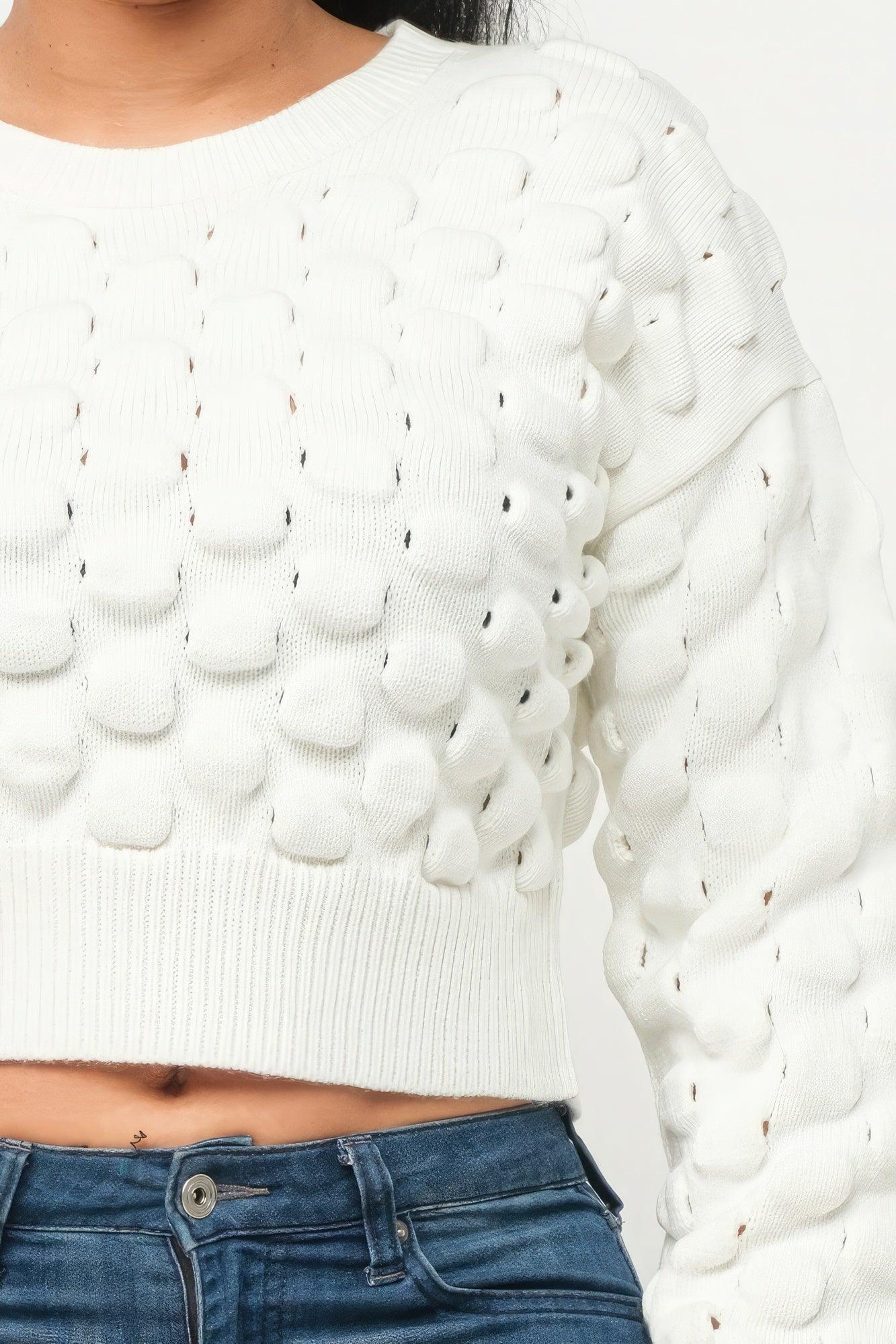 Checker Sweater Top - Clothes For Her Online Store