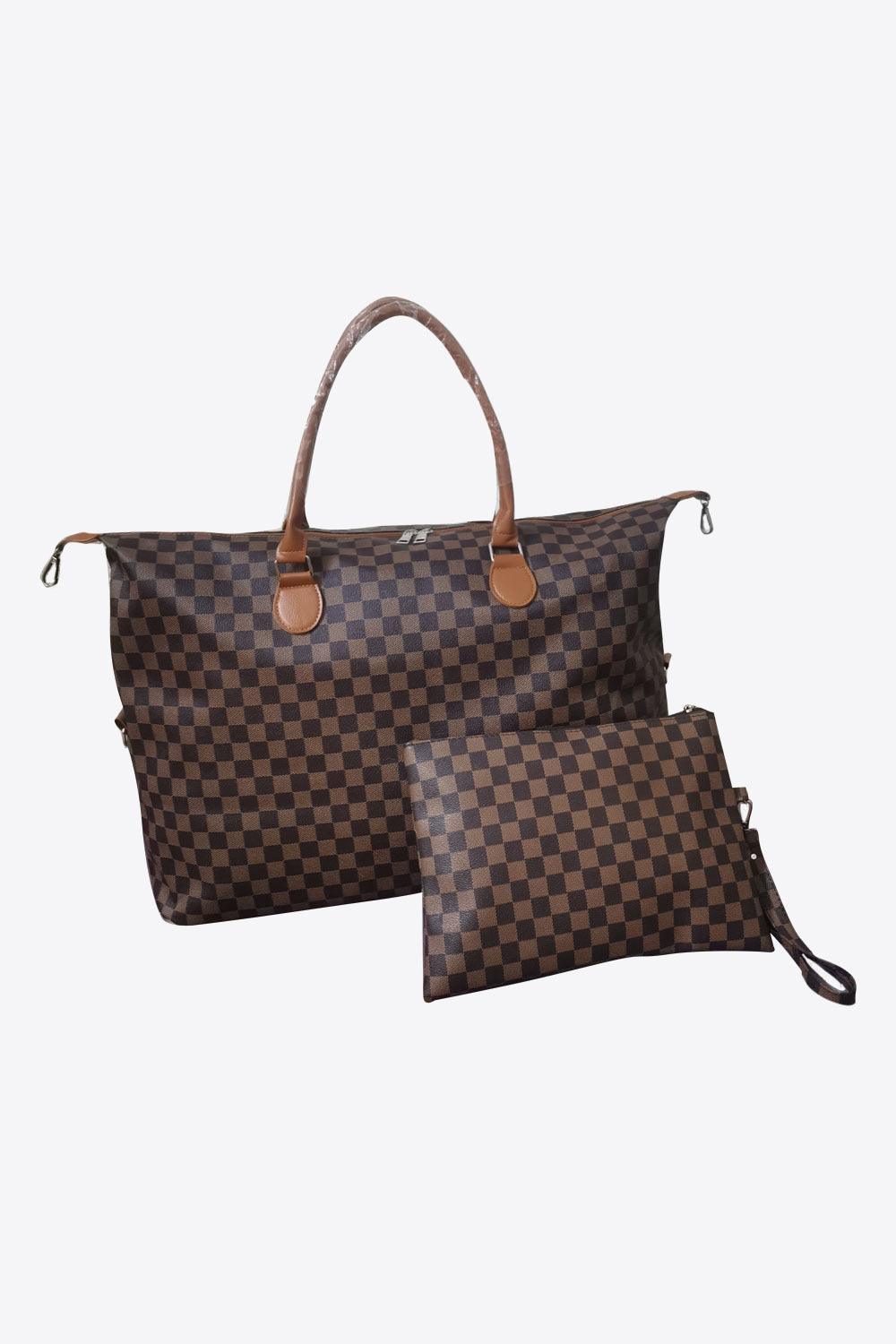 Checkered Two-Piece Bag Set - Clothes For Her Online Store