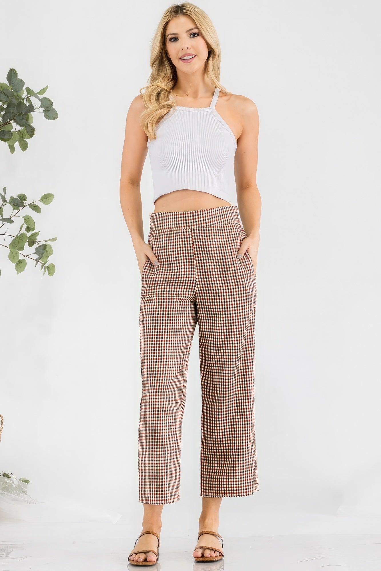 Chic High Waisted Pants - Clothes For Her Online Store
