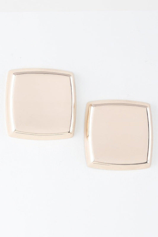 Classic Shine Frame Earrings - Clothes For Her Online Store