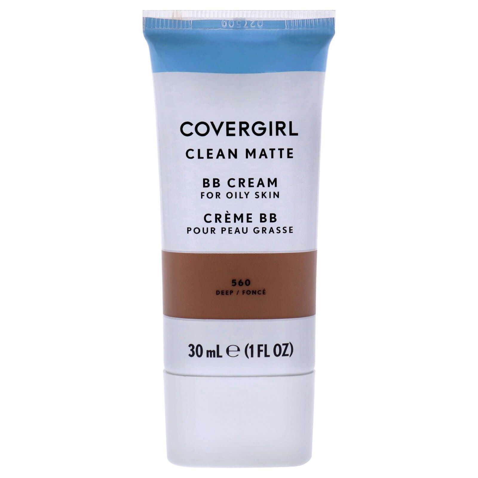 Clean Matte BB Cream For Oily Skin - 560 Deep by CoverGirl for Women - 1 oz Makeup - Clothes For Her Online Store