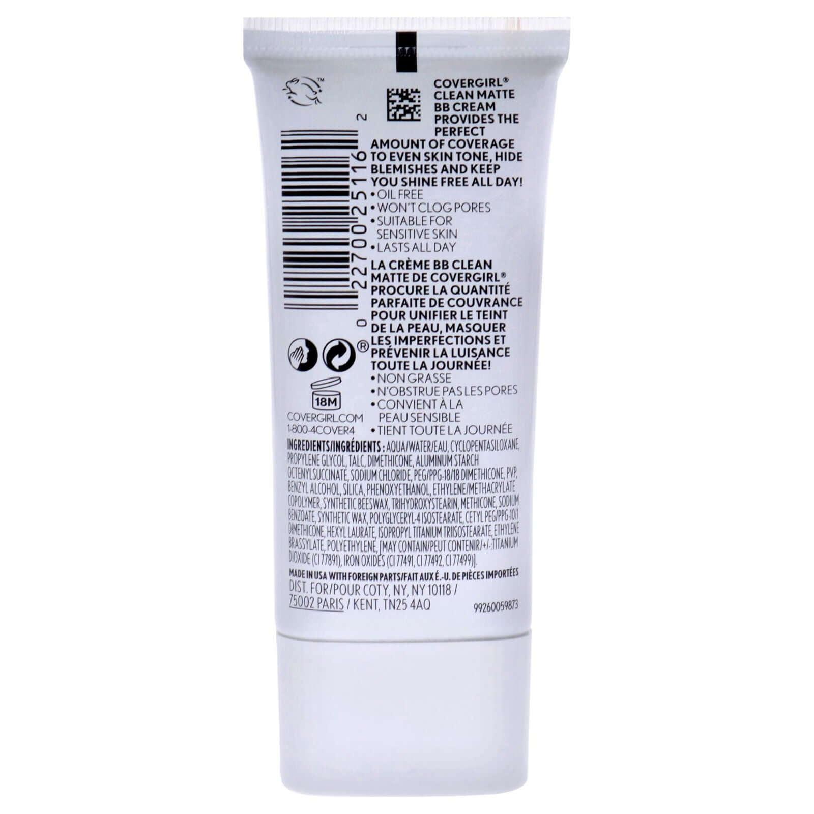 Clean Matte BB Cream For Oily Skin - 560 Deep by CoverGirl for Women - 1 oz Makeup - Clothes For Her Online Store