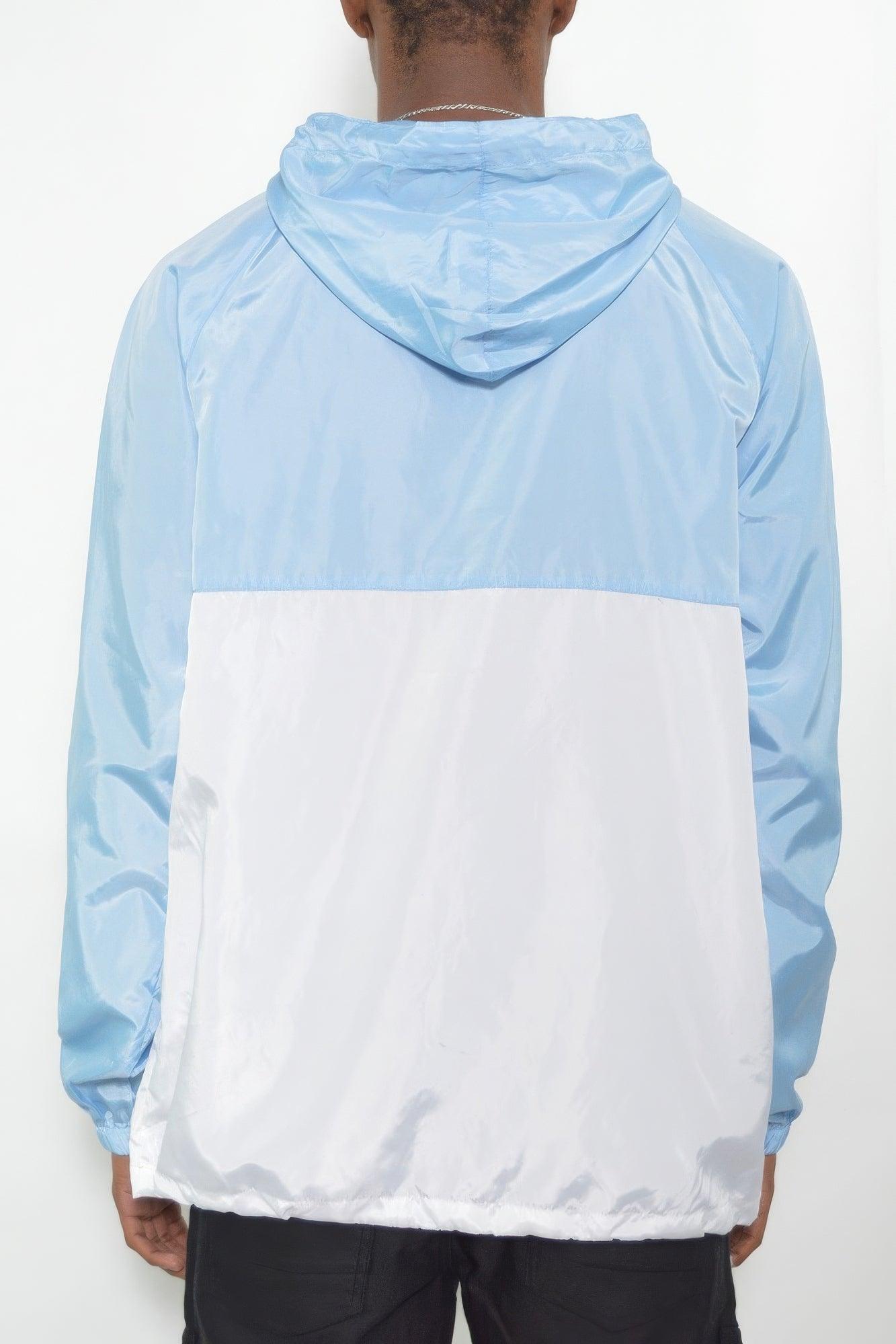 Color Block Anorak Jacket Pullover Windbreaker - Clothes For Her Online Store