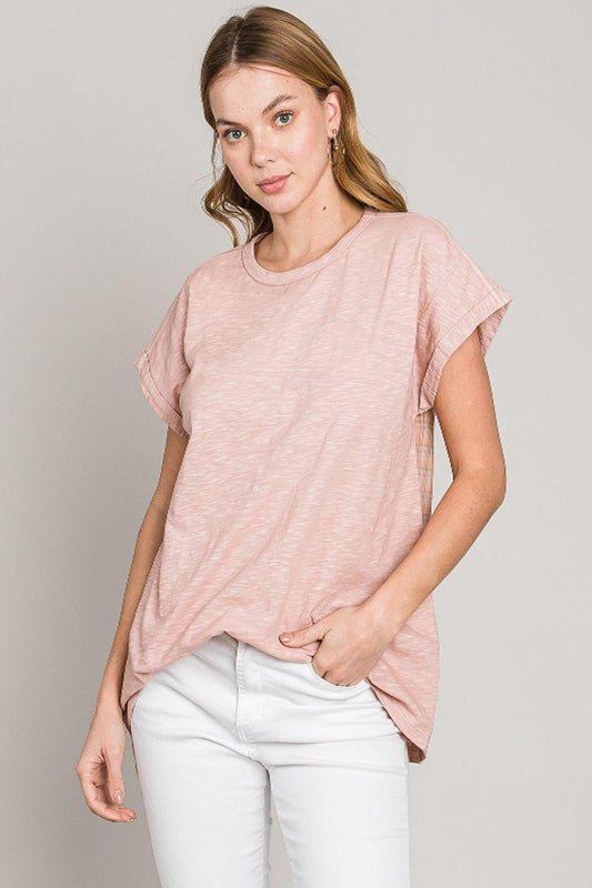 Cotton Bleu by Nu Label Plaid Short Sleeve T-Shirt - Clothes For Her Online Store