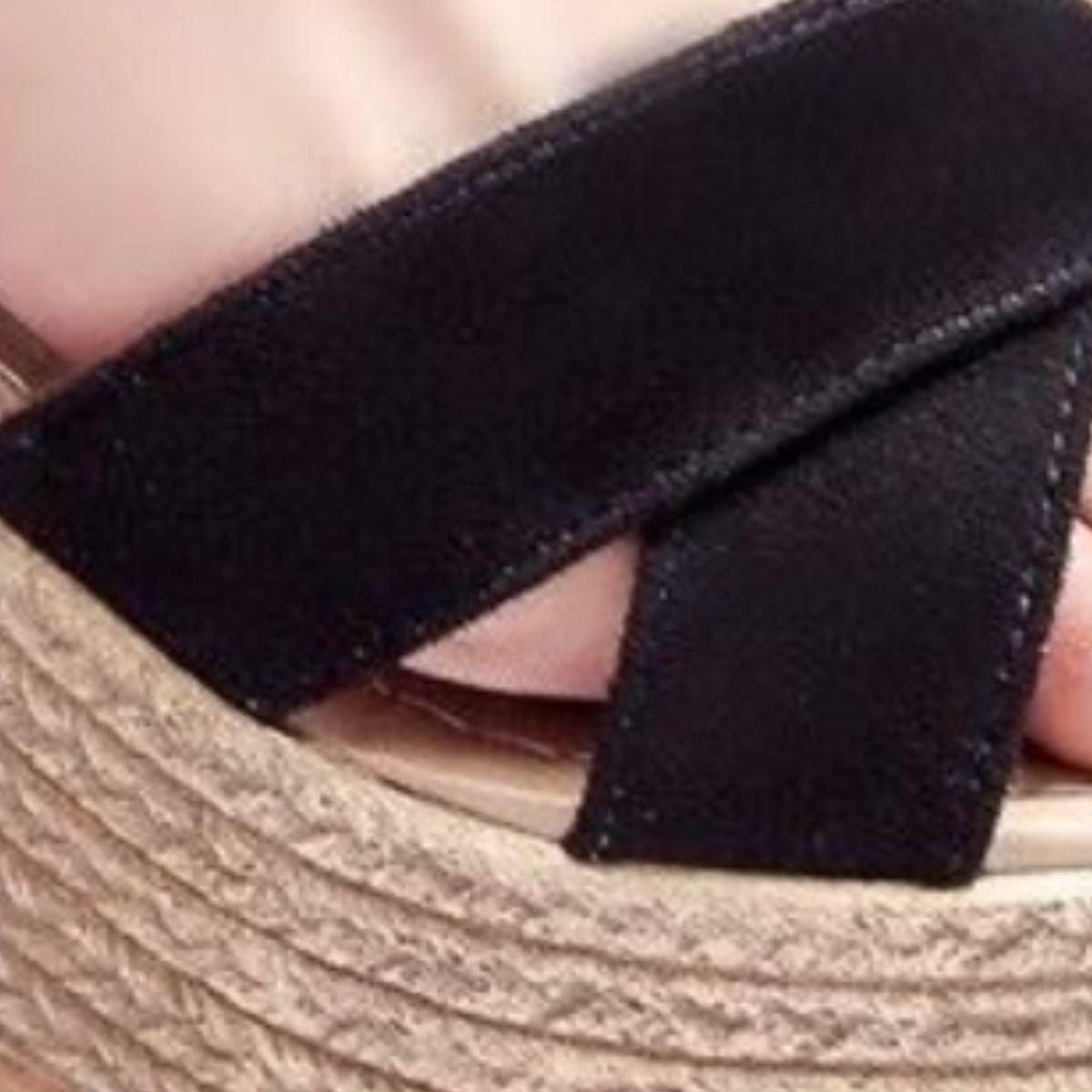Crisscross Open Toe Wedge Sandals - Clothes For Her Online Store