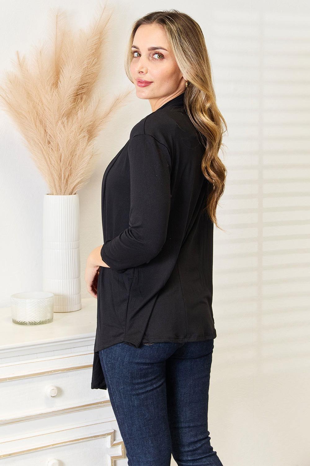 Culture Code Full Size Open Front Cardigan - Clothes For Her Online Store