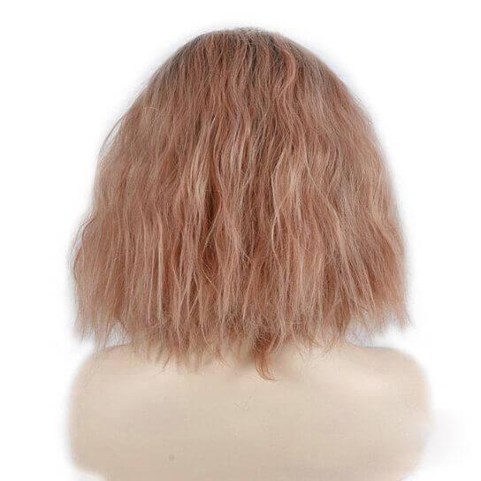Curly Multi-Color Charming Full Wigs for Cosplay Girls Party or Daily Use Wig Cap Included - Clothes For Her Online Store