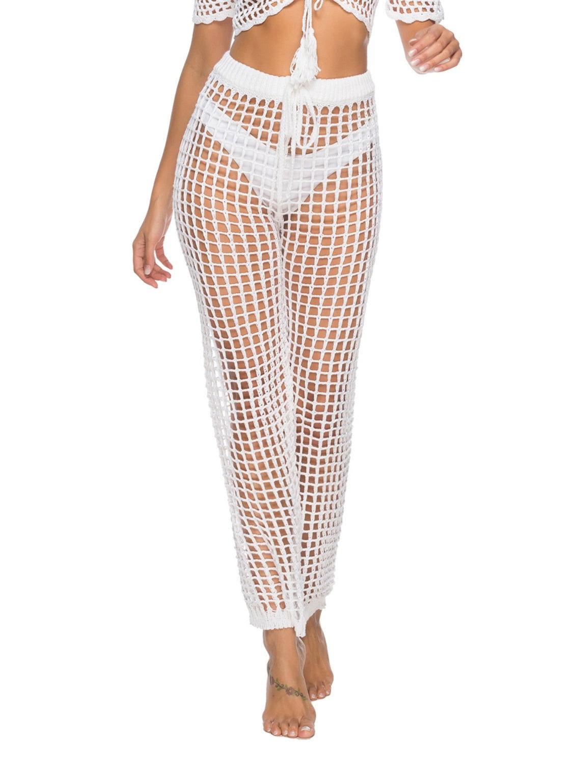 Cutout High Waist Swim Pants - Clothes For Her Online Store