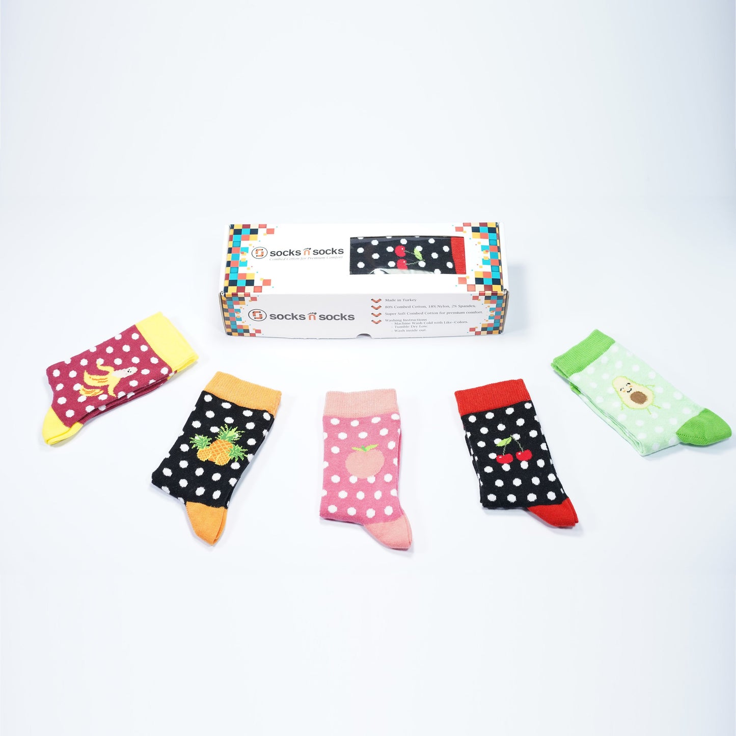 Kids Delightful Fruits Socks