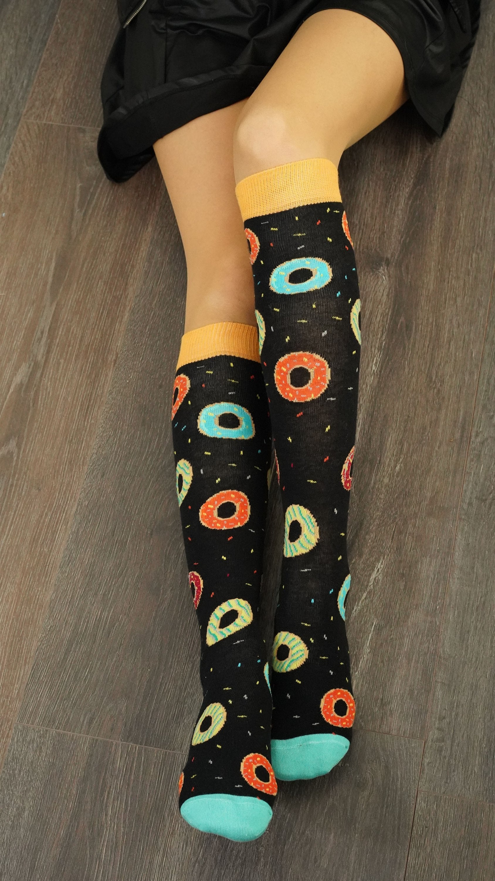 Women's Donuts Knee High Socks