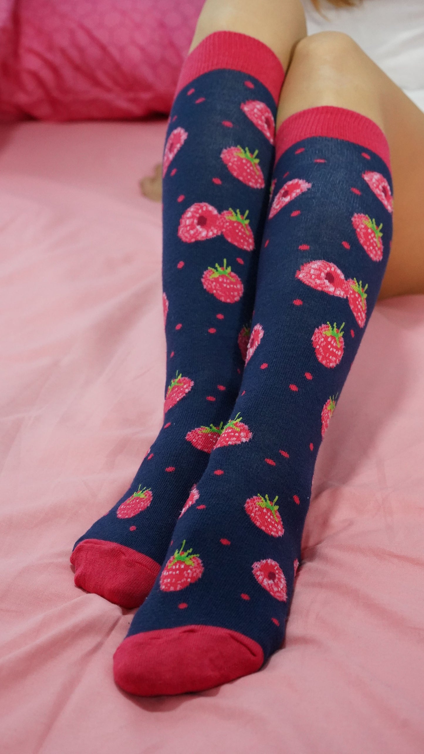 Women's Delightful Fruits Knee High Socks Set