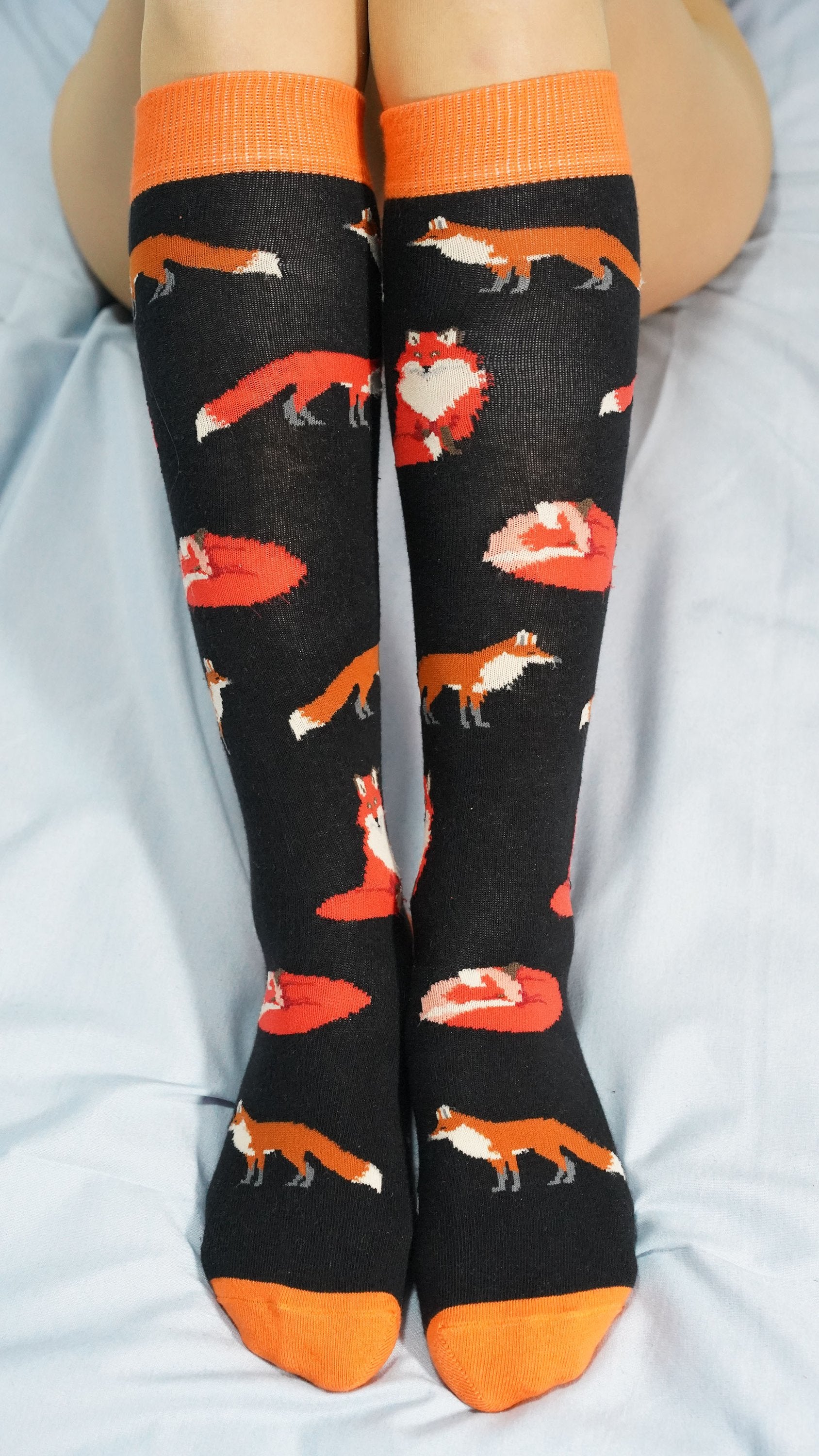 Women's Sneaky Fox Knee High Socks