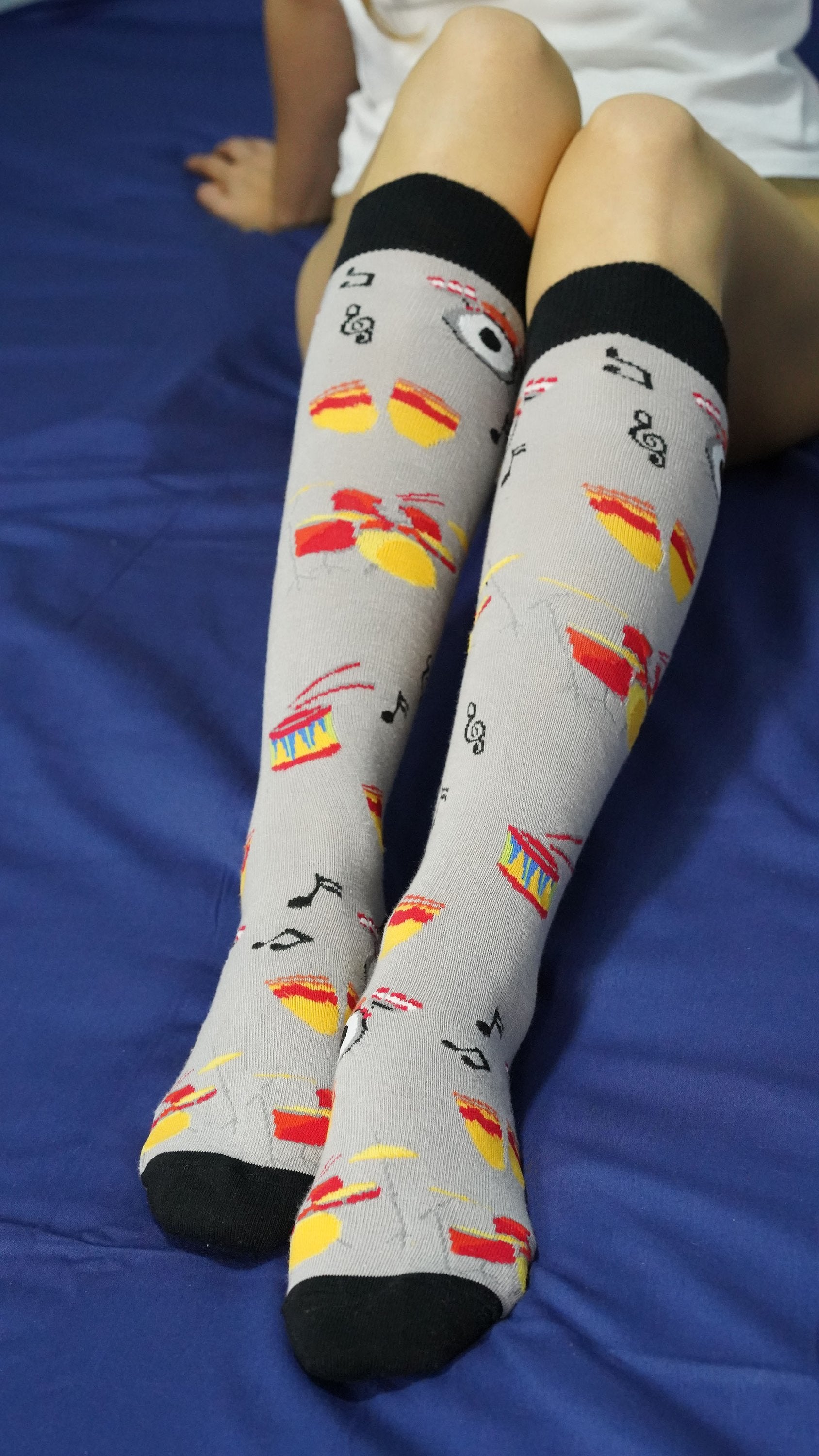 Women's Drums Knee High Socks