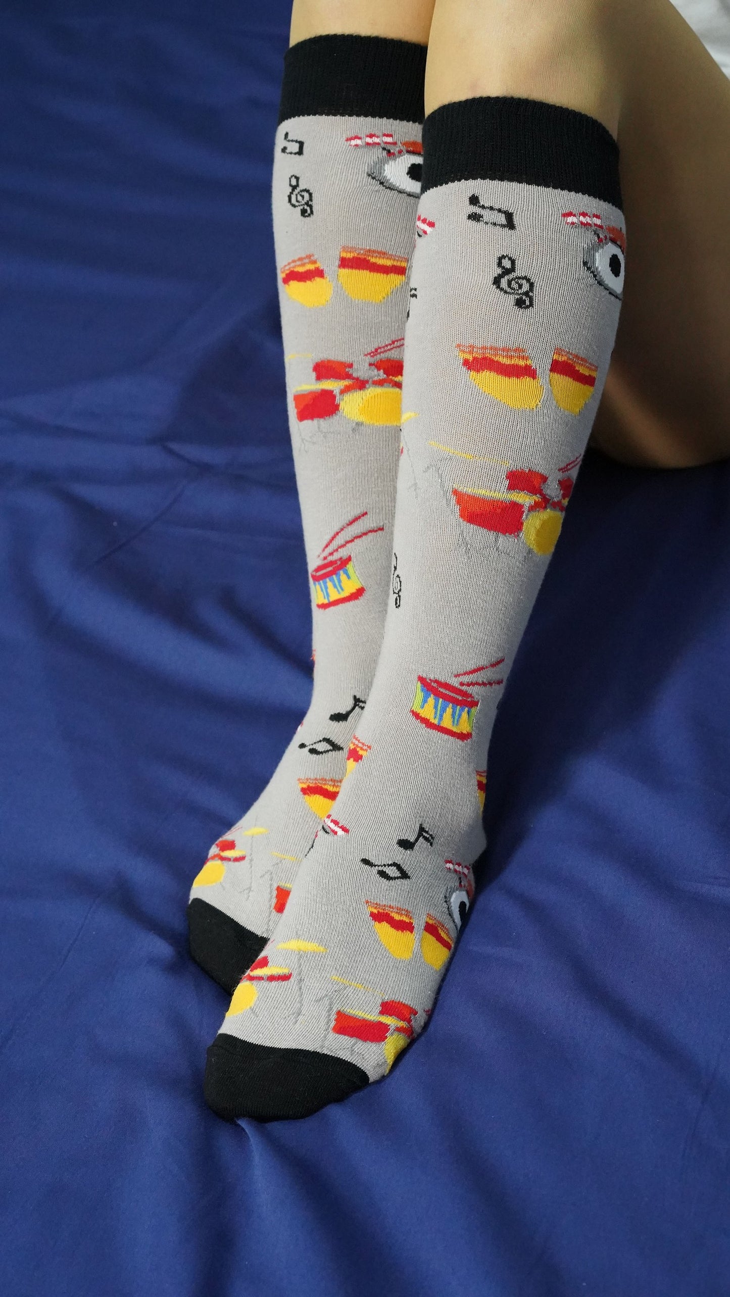 Women's Drums Knee High Socks