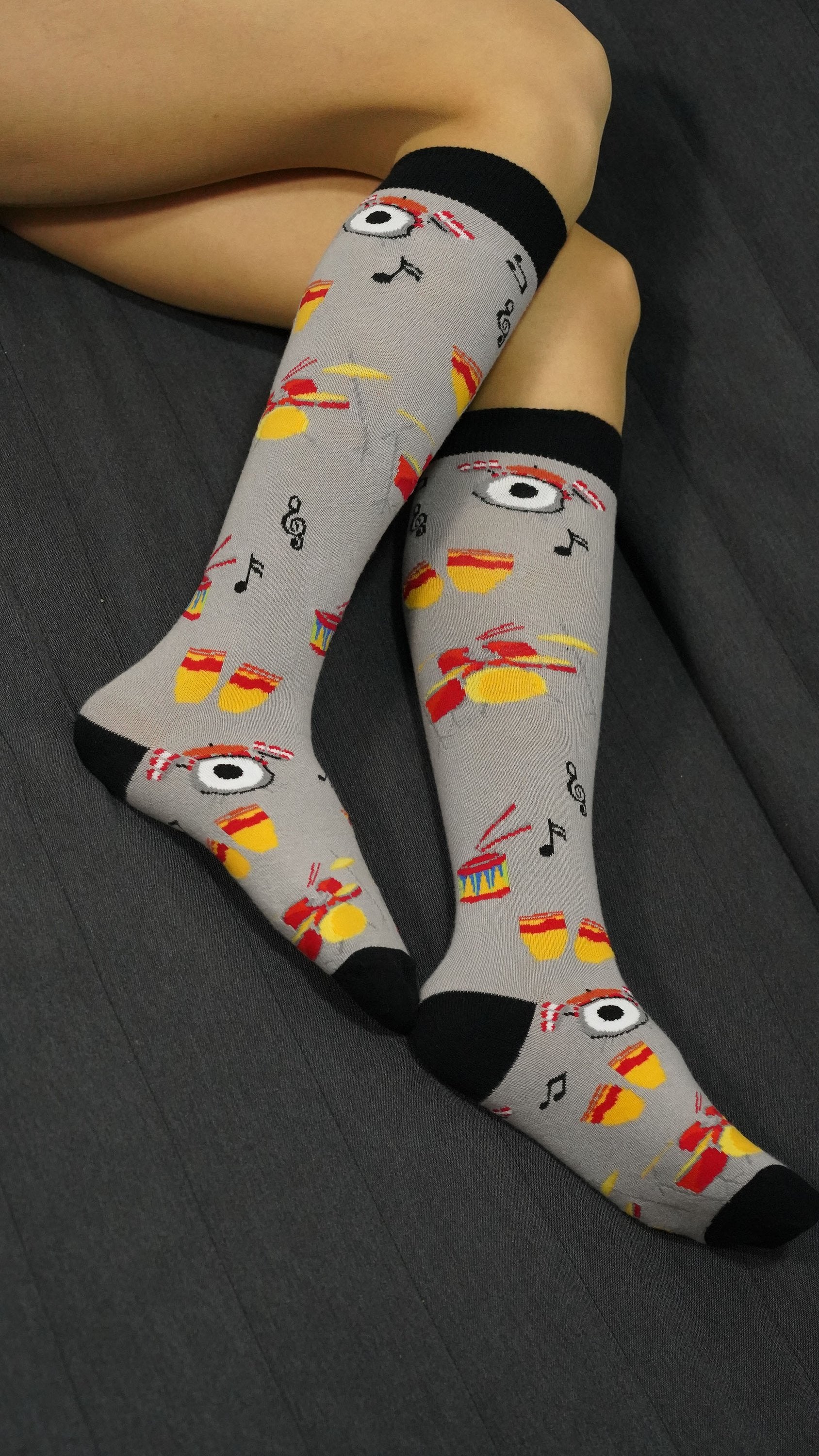 Women's Drums Knee High Socks