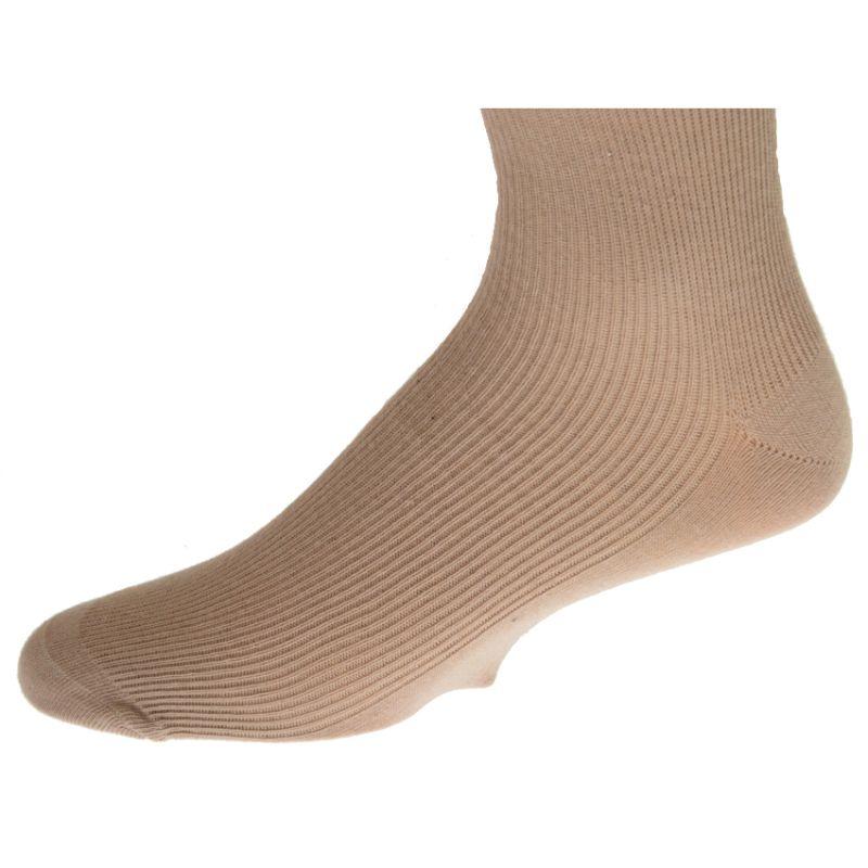 Diabetic True Rib Combed Cotton Crew Socks