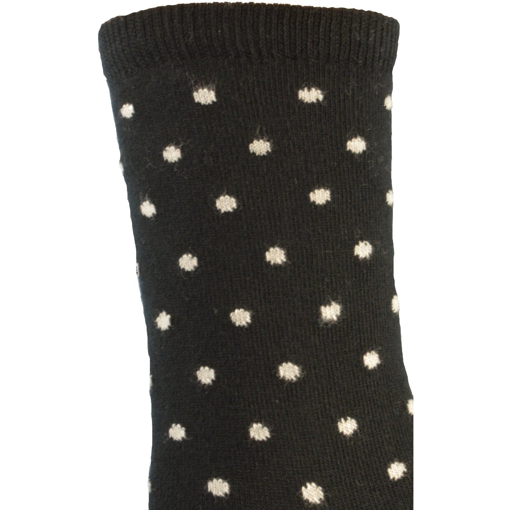 Dot pattern Crew (Mid calf) 2 PR. Pack Cotton Socks