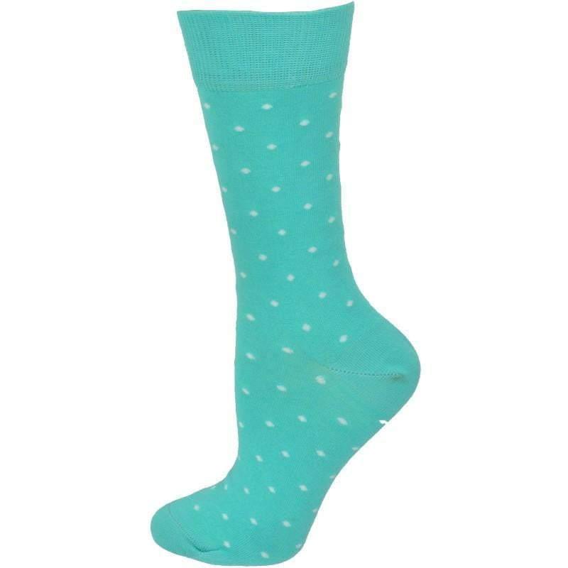 Combed Cotton Pin Dot Crew Casual Women's 3 Pr. Pack Socks