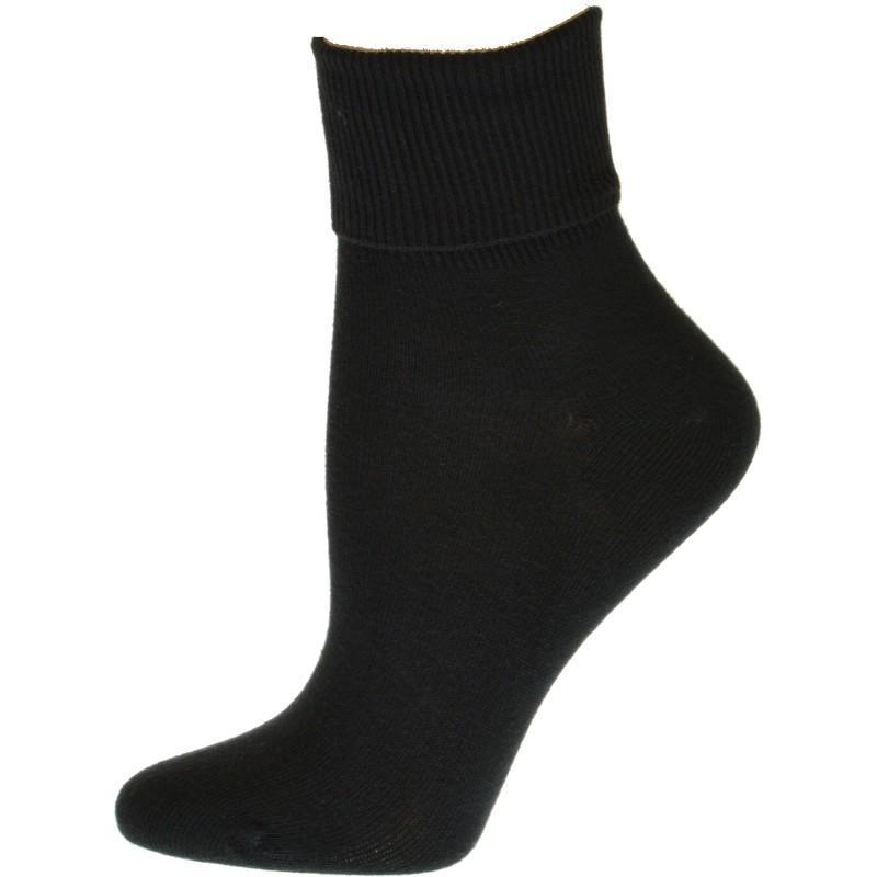 Turn Cuff Organic Cotton Seamless Toe 3 pair Pack | No Toe Seam Socks