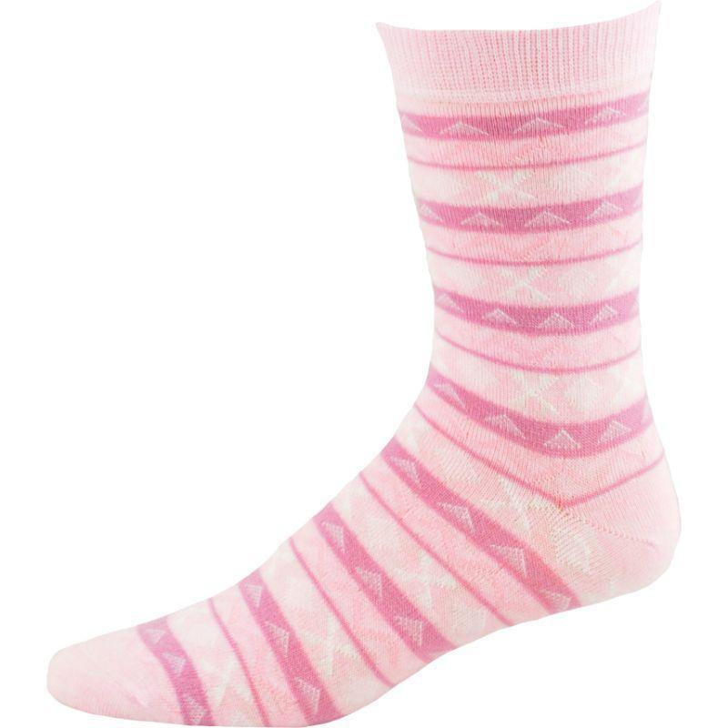 Women's Acrylic Fairisle Crew Socks - 2 Pairs