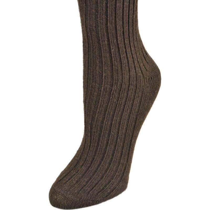 Cotton & Wool Blend Women Crew 2 Pair Pack - Soft, Warm Socks