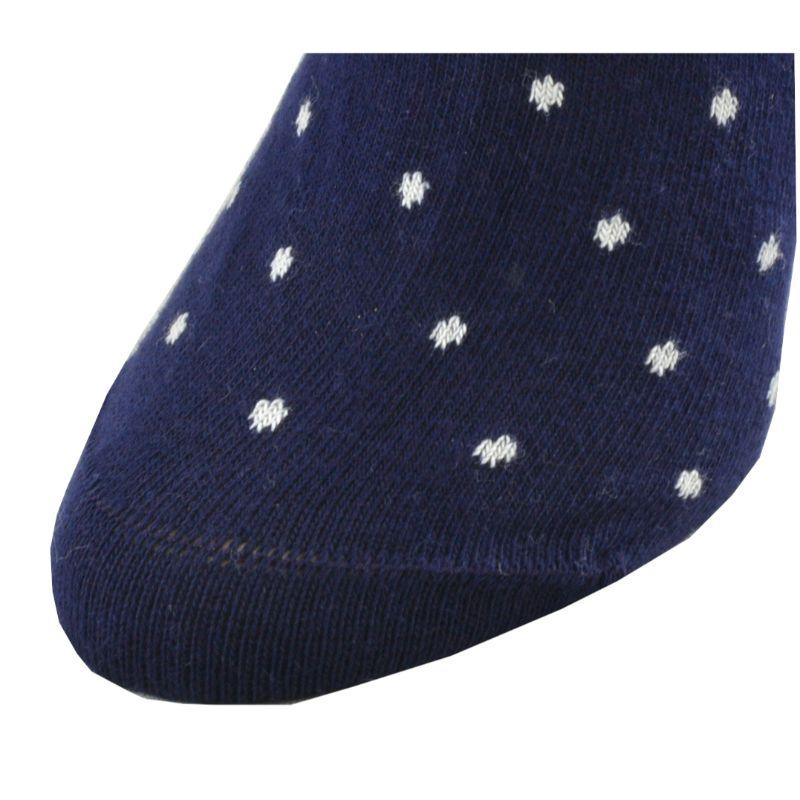 Dot pattern Crew (Mid calf) 2 PR. Pack Cotton Socks