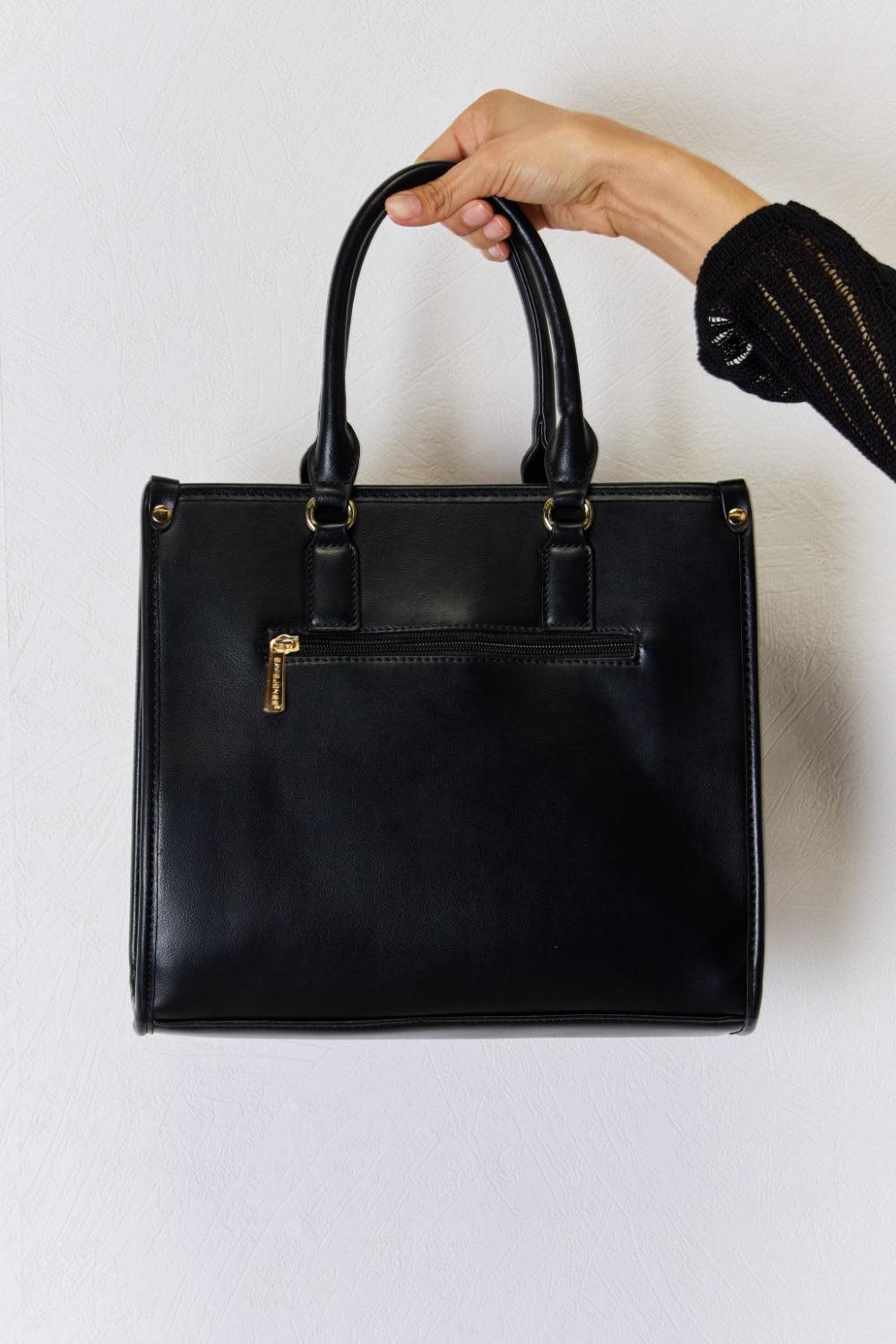David Jones Argyle Pattern PU Leather Handbag - Clothes For Her Online Store