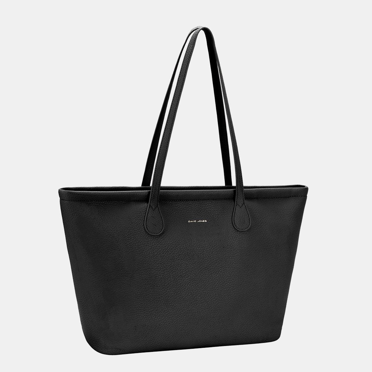 David Jones PU Leather Tote Bag - Clothes For Her Online Store