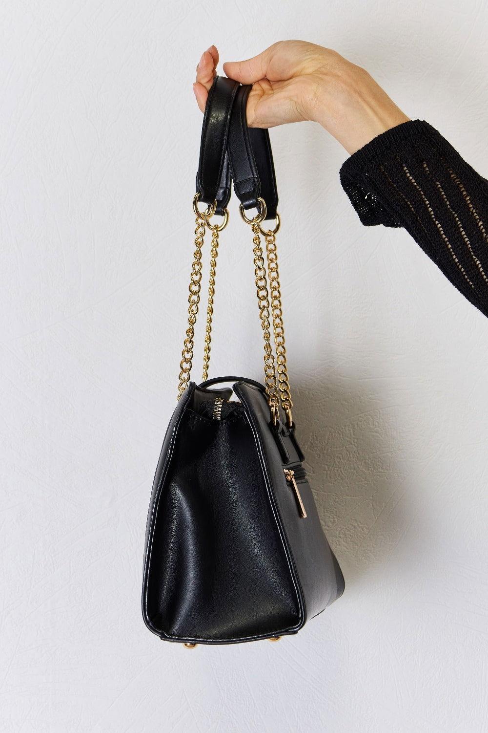 David Jones Quilted PU Leather Handbag - Clothes For Her Online Store