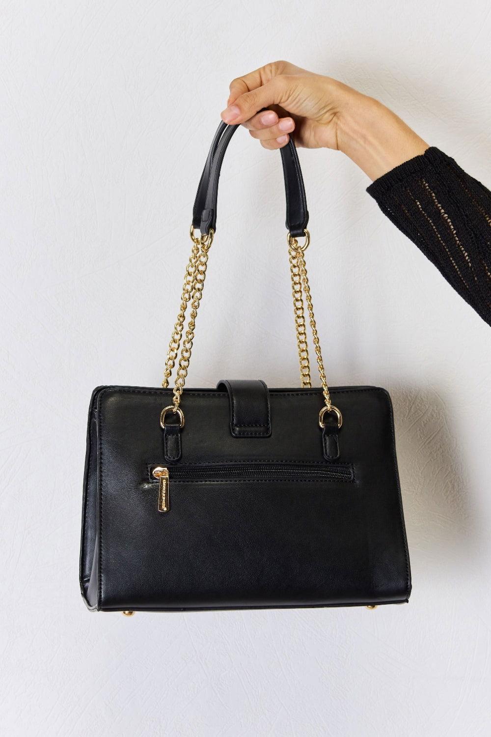 David Jones Quilted PU Leather Handbag - Clothes For Her Online Store