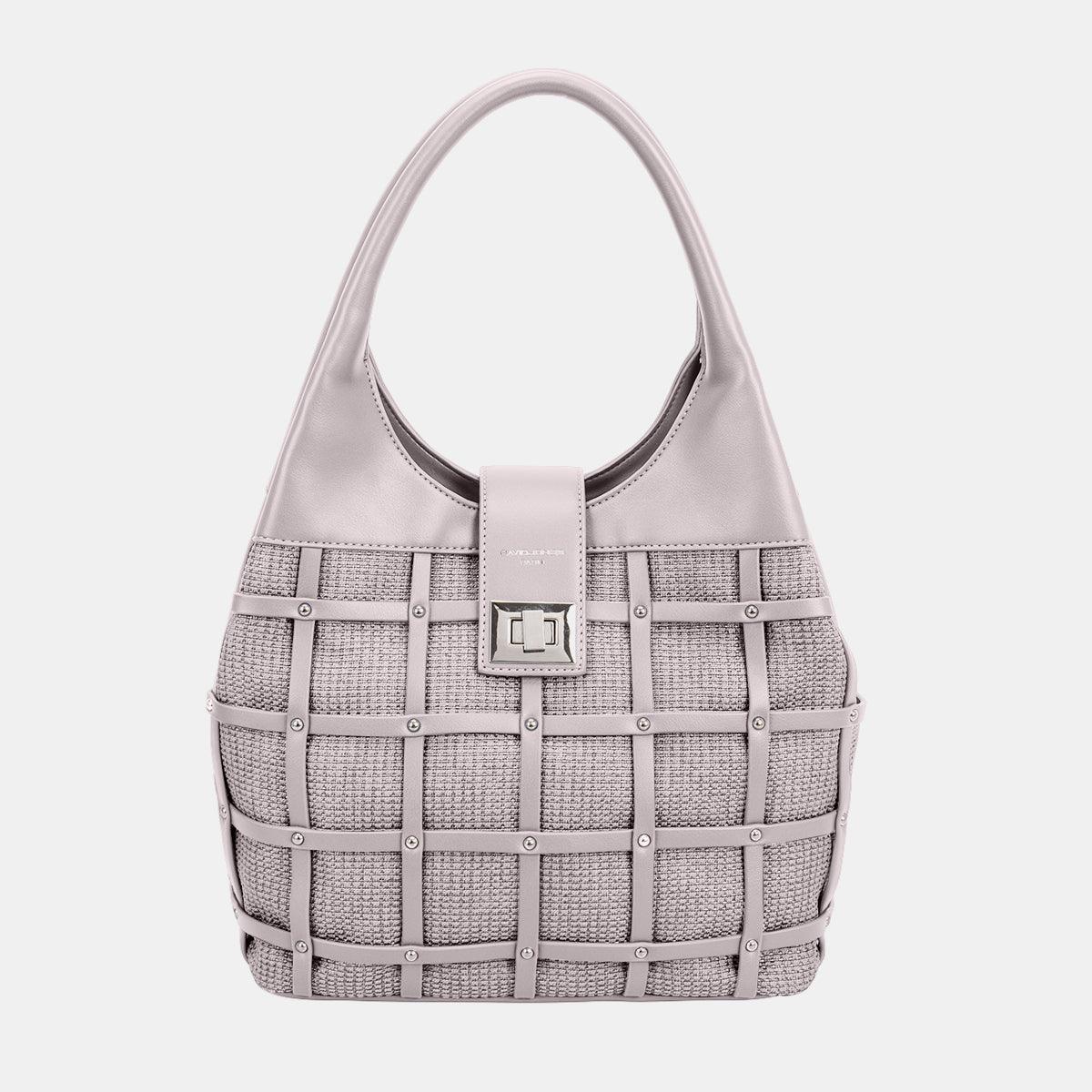 David Jones Rivet Decor Handbag - Clothes For Her Online Store