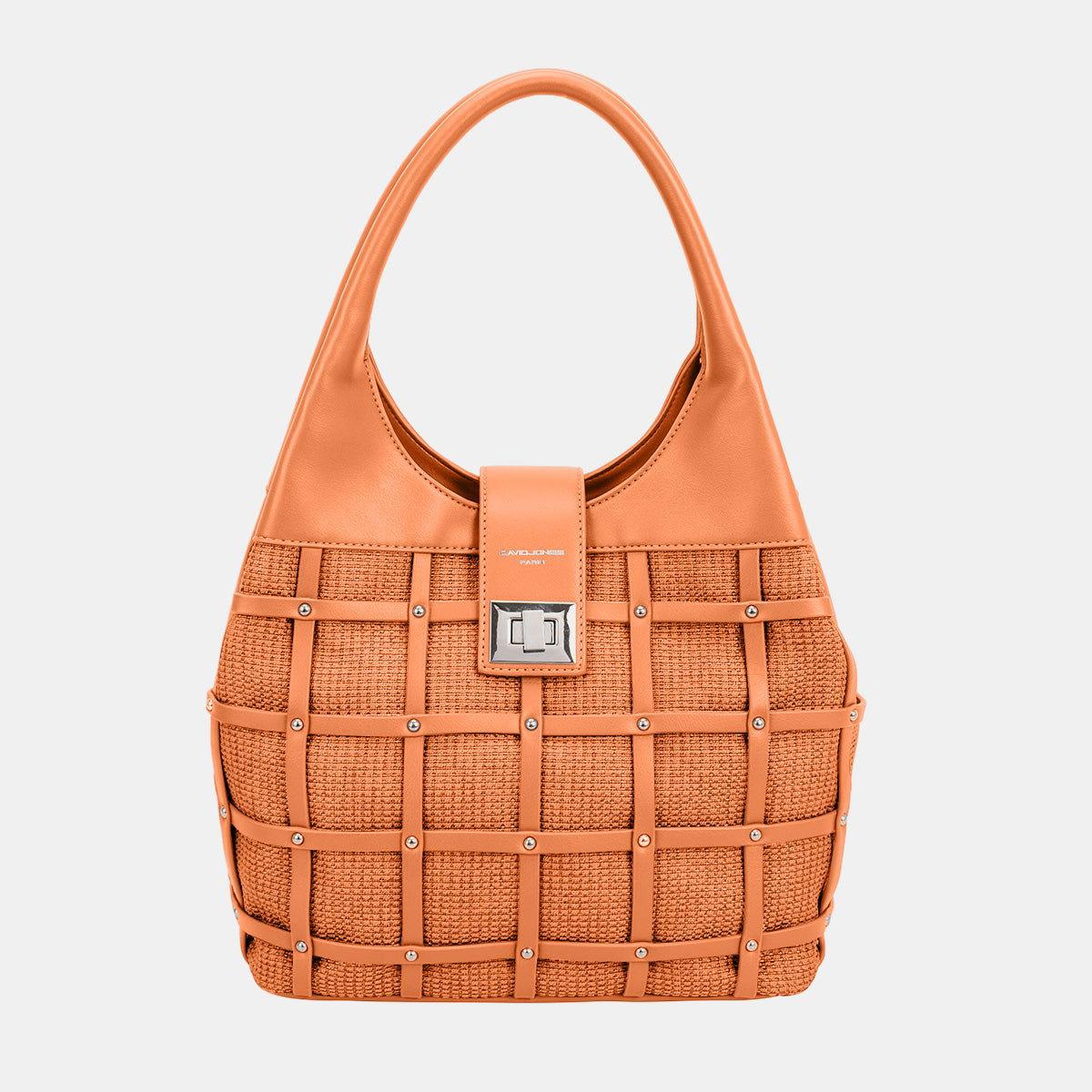 David Jones Rivet Decor Handbag - Clothes For Her Online Store
