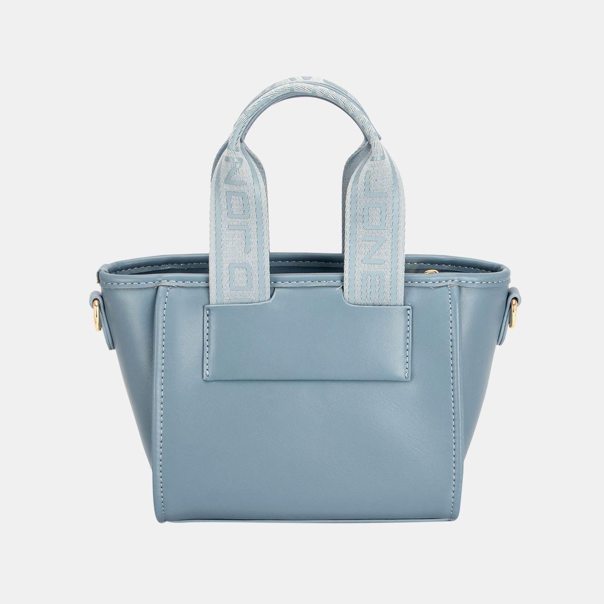 David Jones Small Handbag with Embossed Pattern Handles - Clothes For Her Online Store
