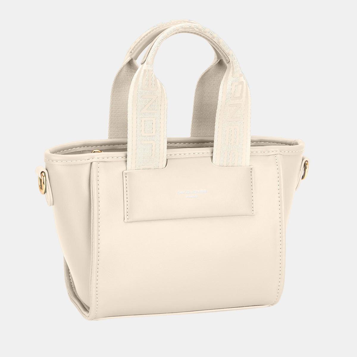 David Jones Small Handbag with Embossed Pattern Handles - Clothes For Her Online Store
