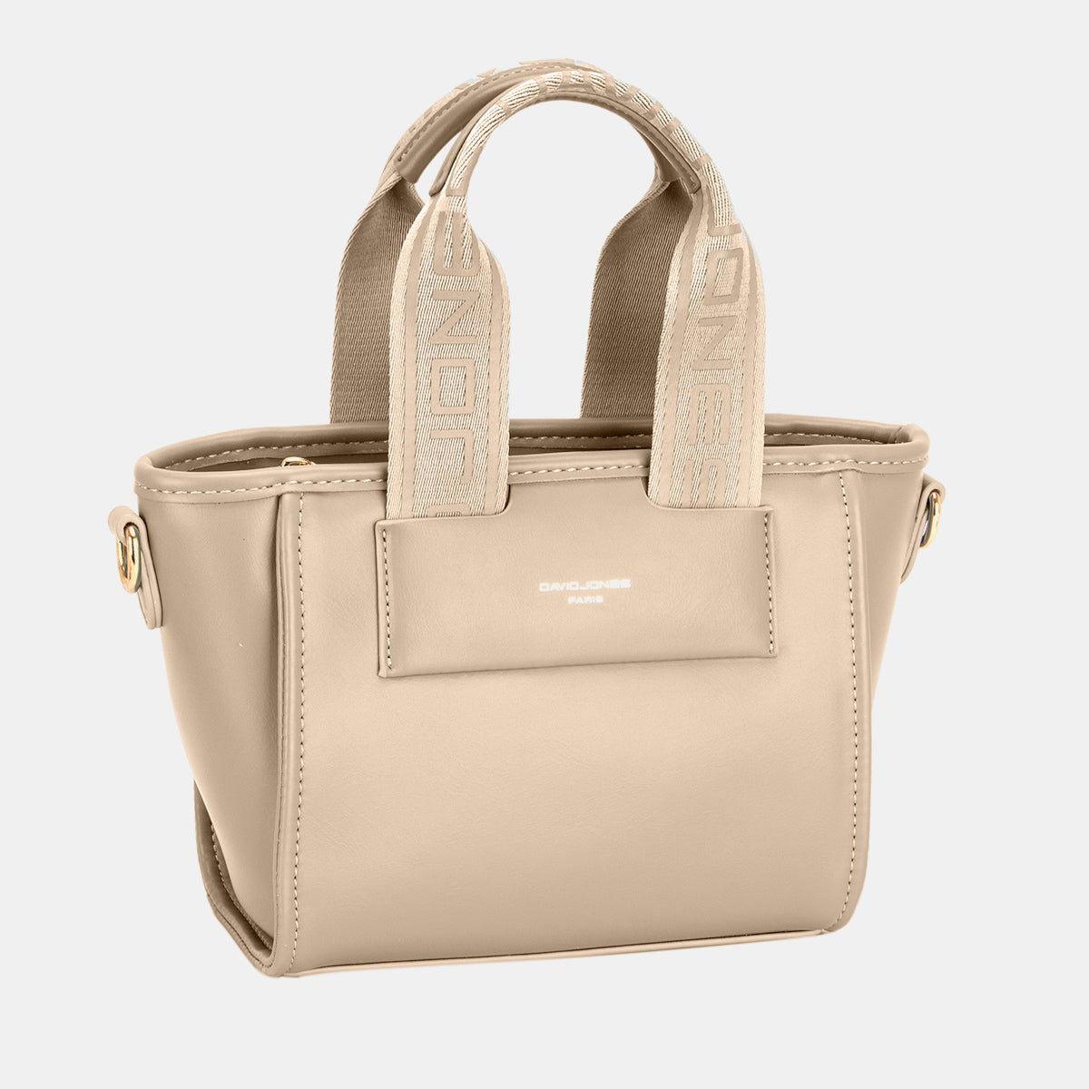 David Jones Small Handbag with Embossed Pattern Handles - Clothes For Her Online Store