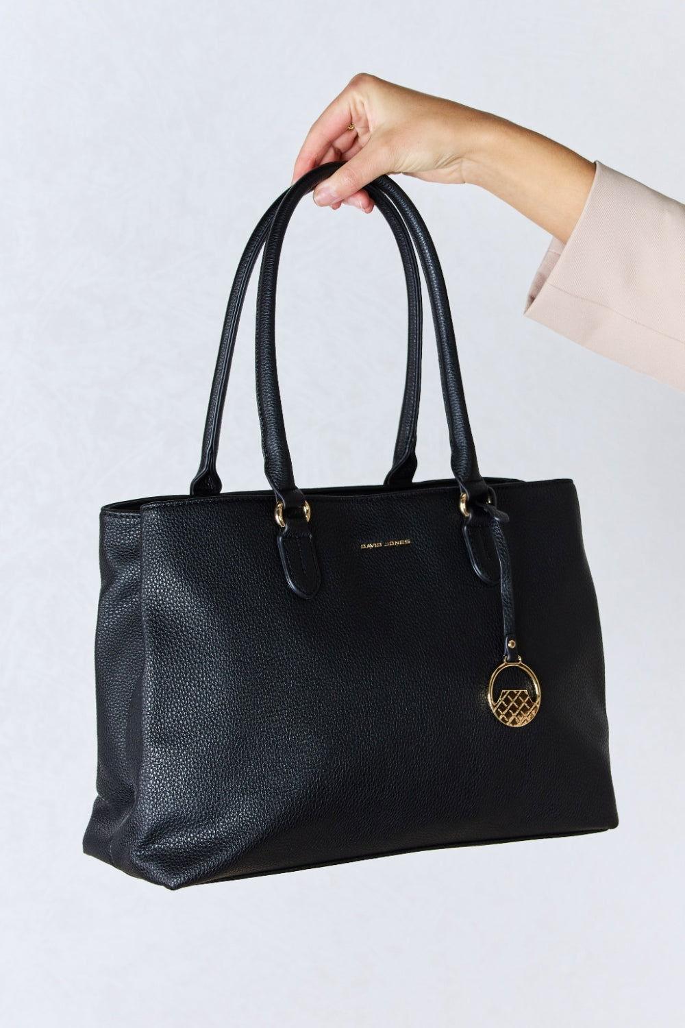David Jones Structured Leather Handbag - Clothes For Her Online Store