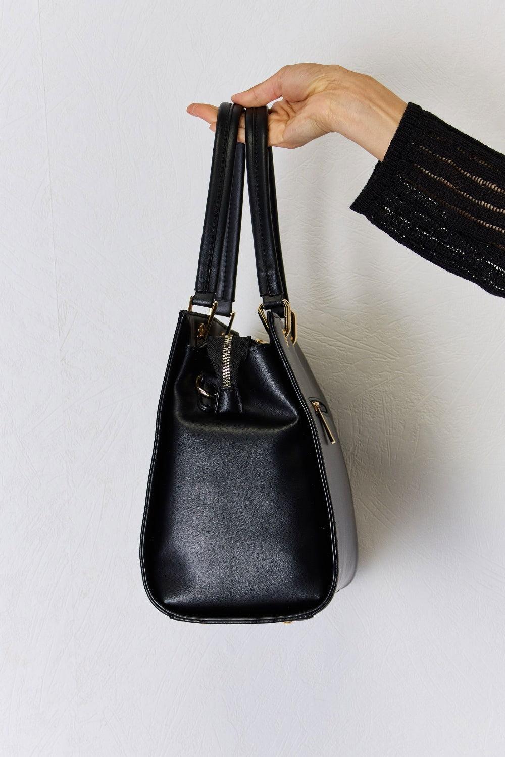 David Jones Texture PU Leather Handbag - Clothes For Her Online Store