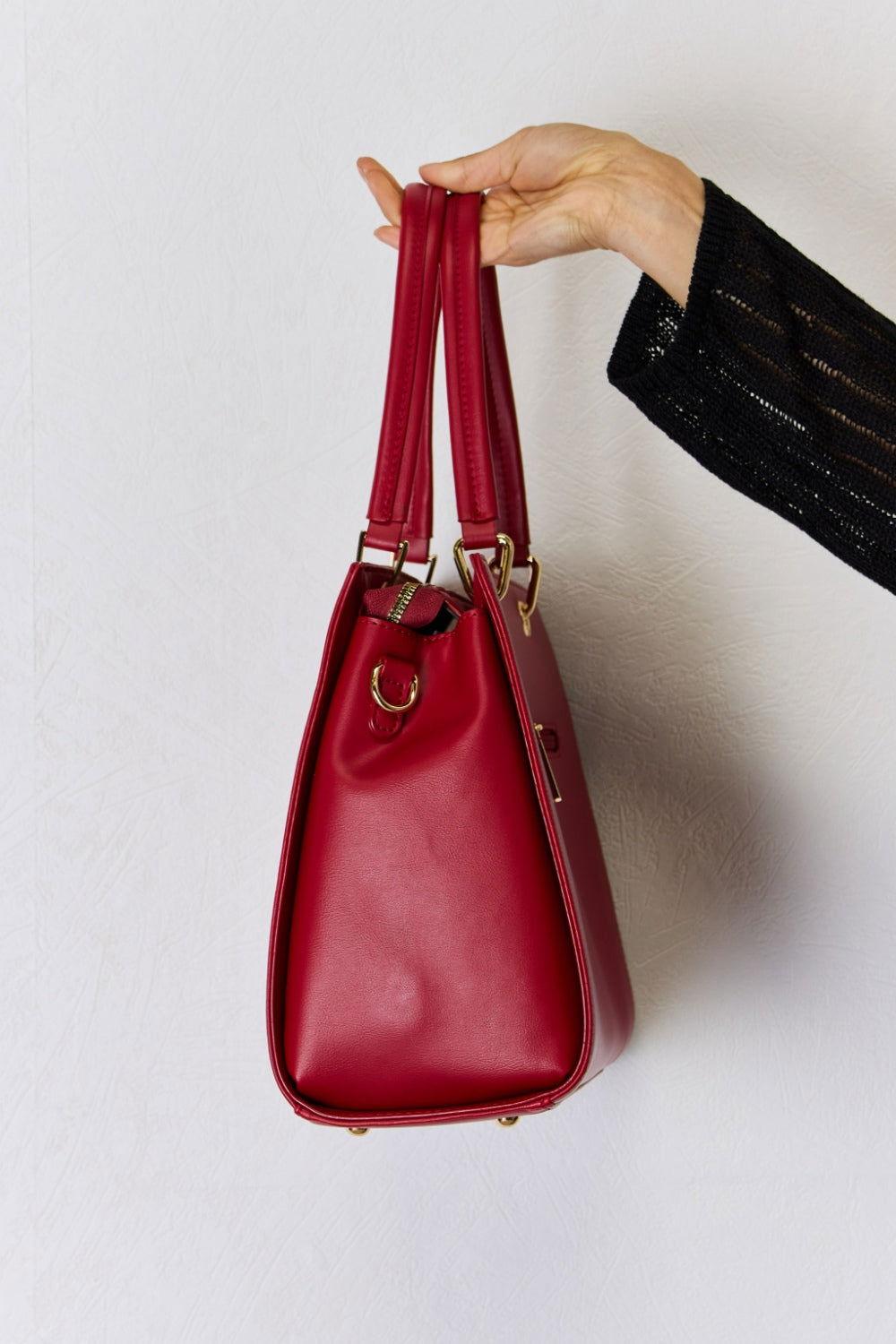 David Jones Texture PU Leather Handbag - Clothes For Her Online Store