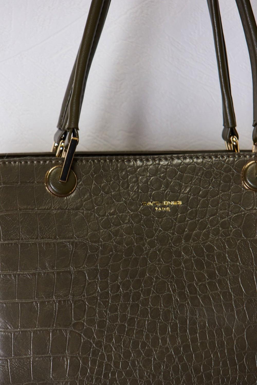 David Jones Texture PU Leather Handbag - Clothes For Her Online Store