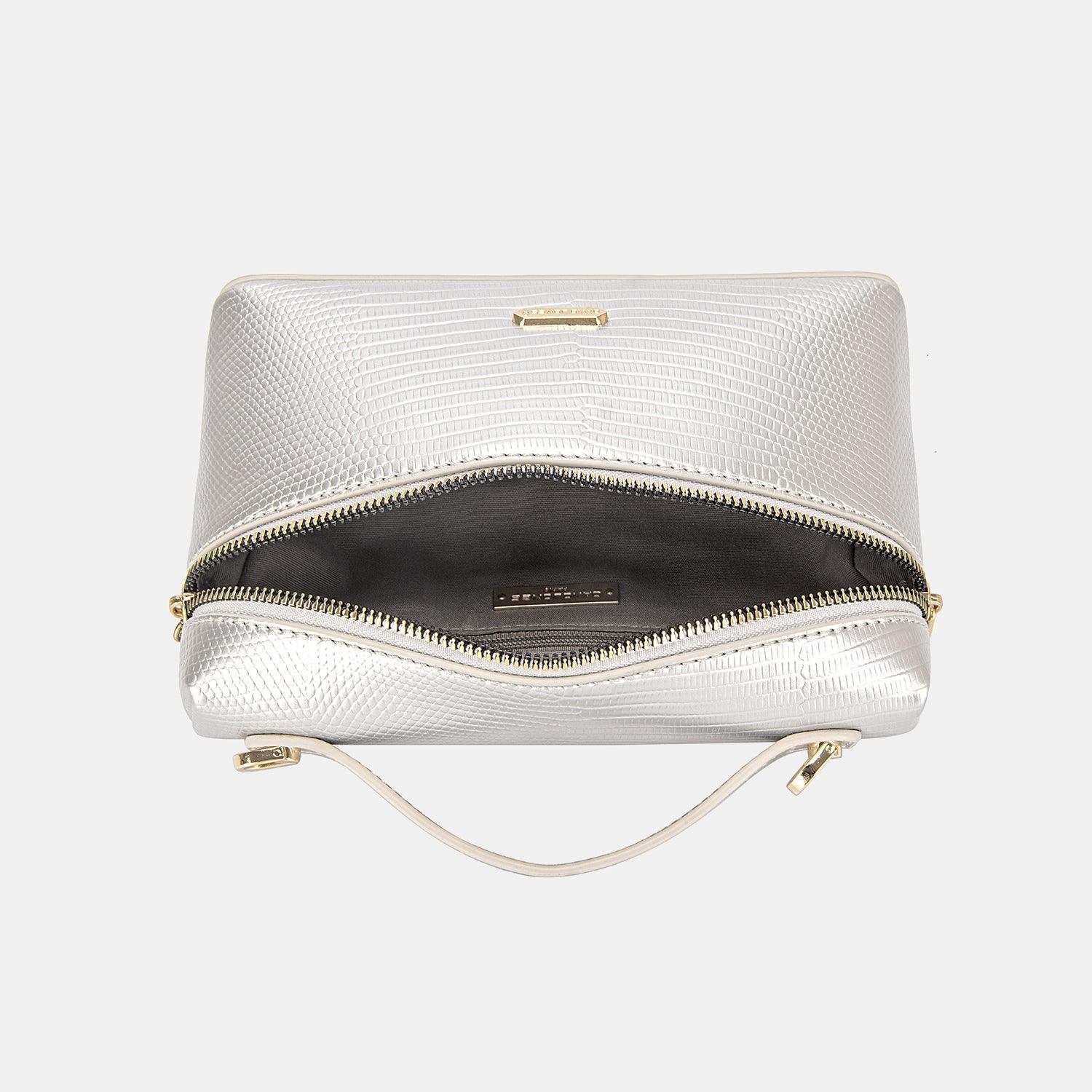 David Jones Texture PU Leather Handbag - Clothes For Her Online Store
