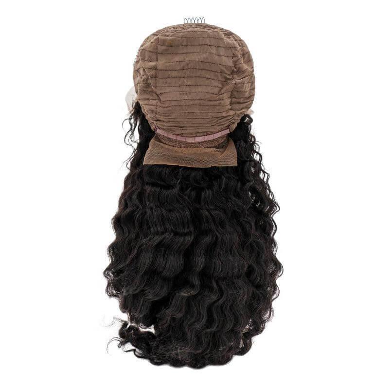 Deep Wave 13x4 Transparent Lace Front Wig - Clothes For Her Online Store