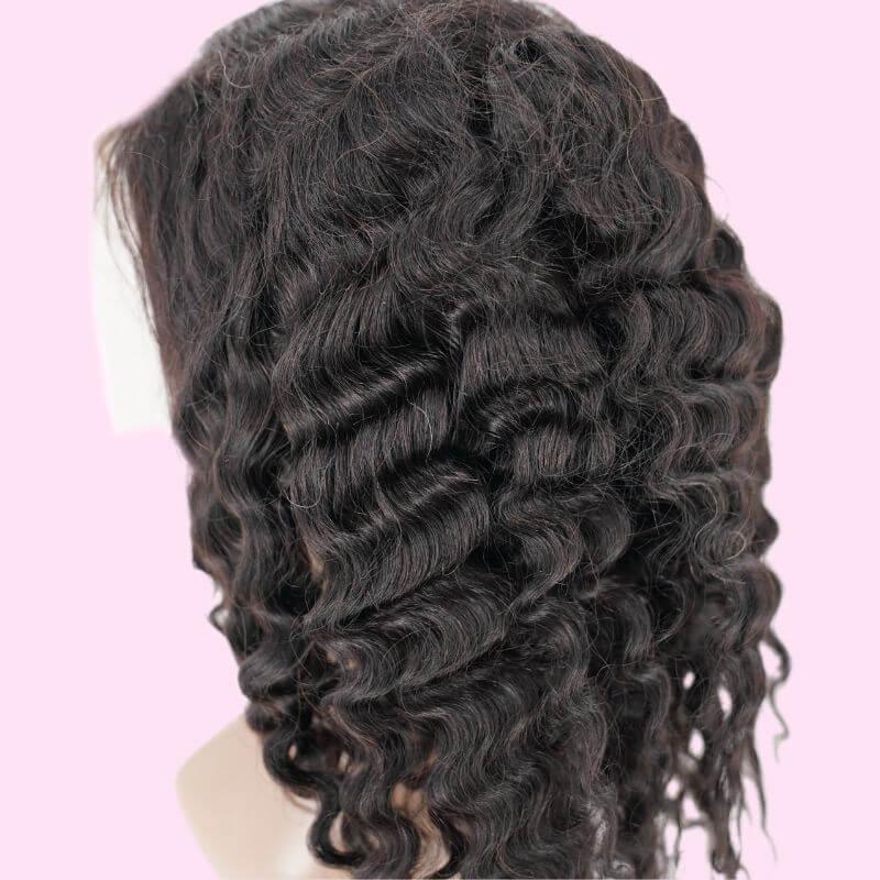 Deep Wave 13x4 Transparent Lace Front Wig - Clothes For Her Online Store