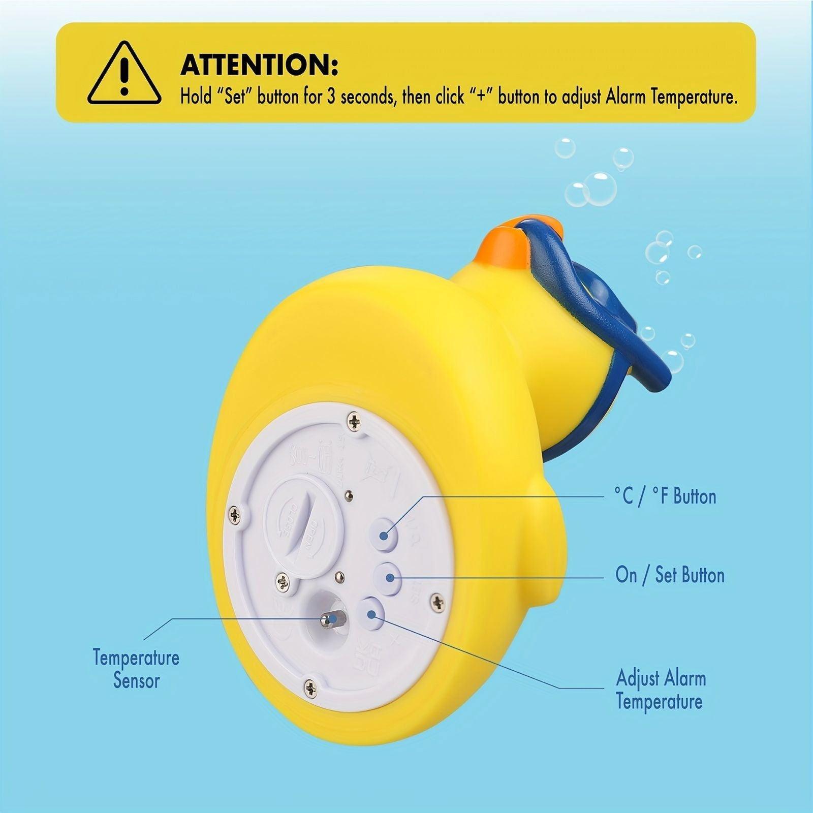 Digital Water Thermometer and Room Thermometer for Baby Bath Tub and Pool - Includes Duck Floating Toy with Temperature Warning - Perfect Gift for Newborns and Toddlers - Clothes For Her Online Store
