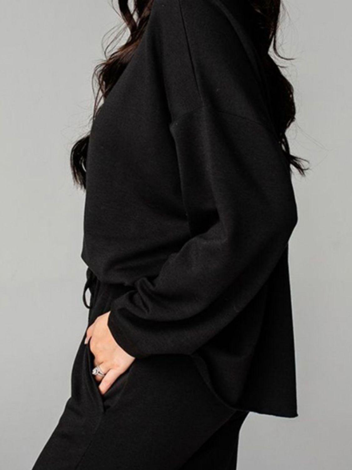 Distressed Sweatshirt and Joggers Set - Clothes For Her Online Store