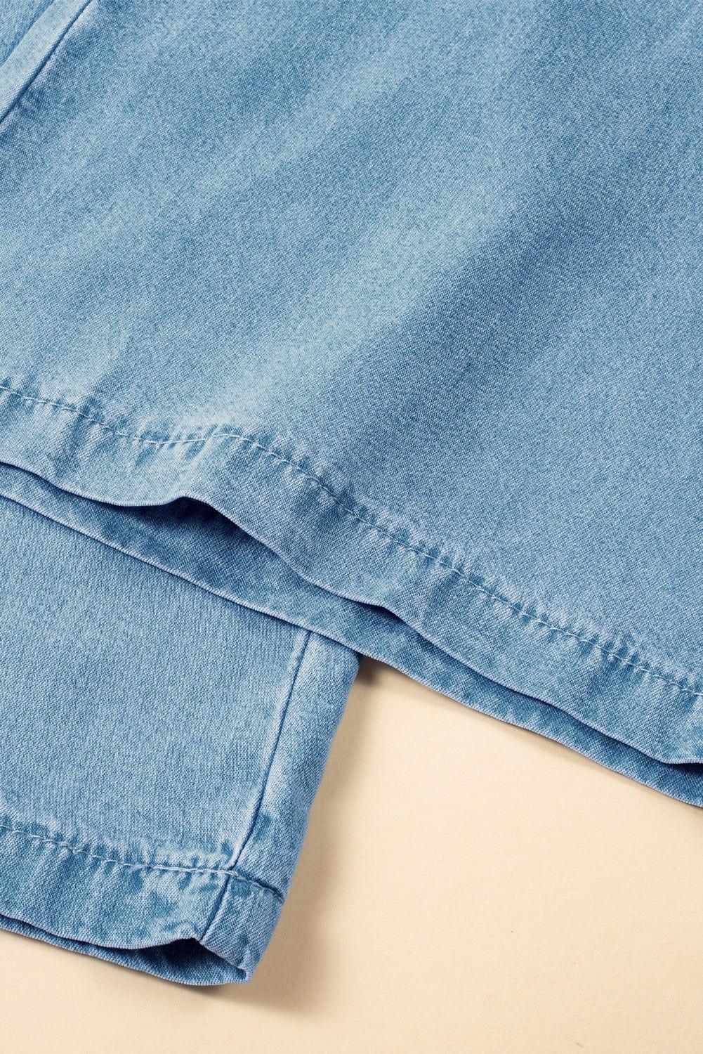 Drawstring Cargo Pocket Wide Leg Jeans - Clothes For Her Online Store