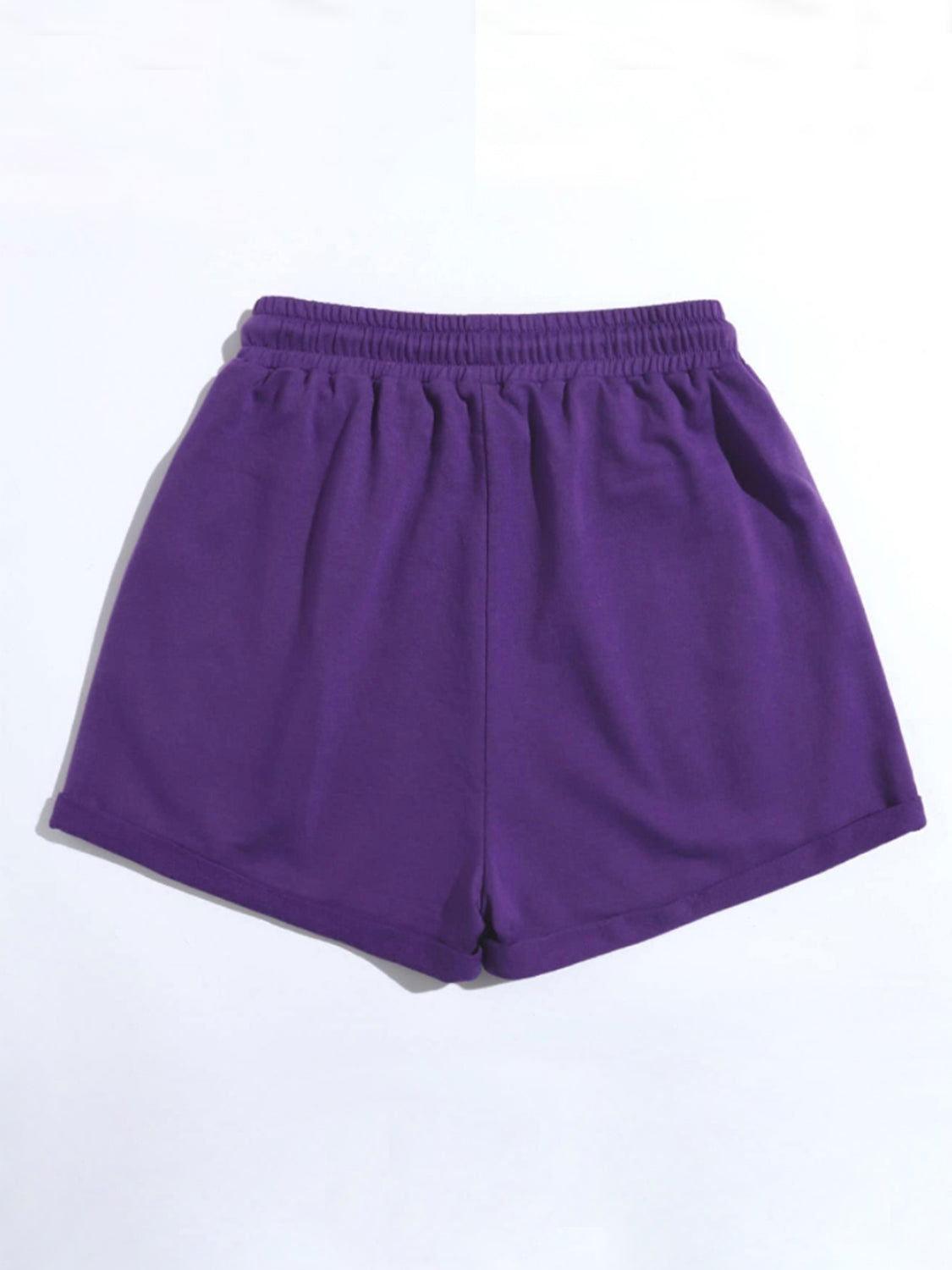 Drawstring Shorts with Pockets - Clothes For Her Online Store